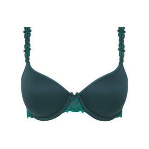 CHANTELLE soutien-gorge coques Champs Elysées Bleu Marine/Vert - Taille 90A
