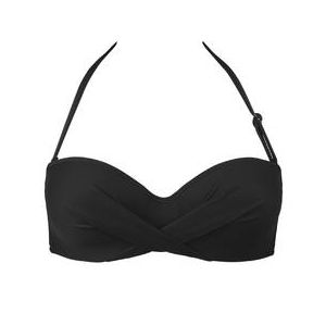 ANTIGEL haut de maillot de bain bandeau coques La Chiquissima Noir - Taille 90B