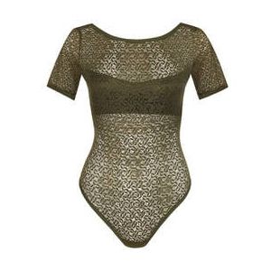 SARDA body en dentelle Asin Vert fonc&eacute; - Taille S