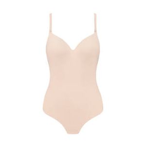 BYE BRA body string dos nu gainant Shapewear Beige - Taille S
