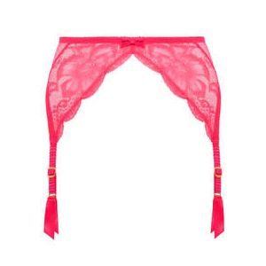 AGENT PROVOCATEUR porte-jarretelles en dentelle Bernie Rose bonbon - Taille 40