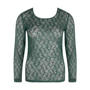 ANTIGEL top manches longues en dentelle Atelier Séduction Vert - Taille 1