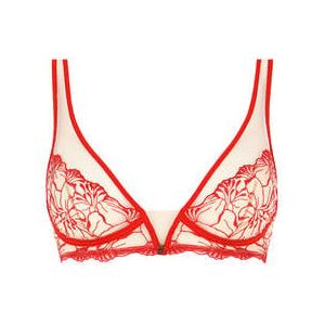 RITRATTI MILANO soutien-gorge triangle Ashley Rouge - Taille 85B