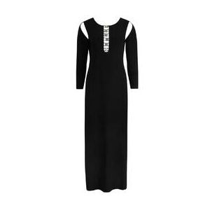 LISE CHARMEL robe longue de plage &Eacute;clat d'Argent Noir - Taille S