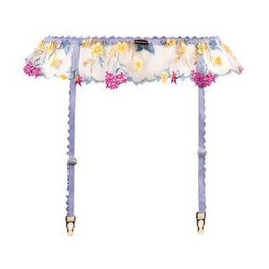 NETTE ROSE porte-jarretelles Phoebe Bleu argent - Taille XS