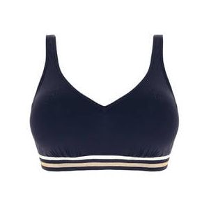 LISE CHARMEL haut de maillot de bain brassière décolleté Energie Nautique Bleu marine - Taille 2