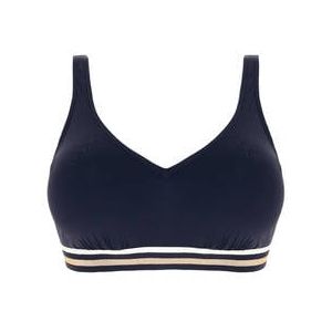 LISE CHARMEL haut de maillot de bain brassière décolleté Energie Nautique Bleu marine - Taille 2