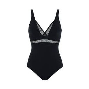 SUNFLAIR maillot de bain 1 pièce gainant sans armatures Riviera Noir/Beige - Taille 38/B