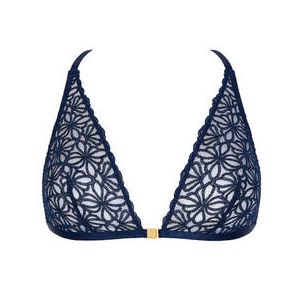 AUBADE soutien-gorge sans armatures ouverture frontale Secret Memories Bleu marine - Taille S