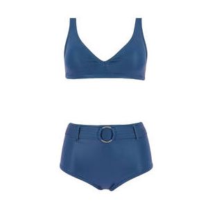 BANANA MOON maillot de bain 2 pièces triangle Picofima Lightning Bleu navy - Taille S