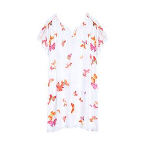 LE CHAT chemise de nuit Robinson Blanc/Rose - Taille 36