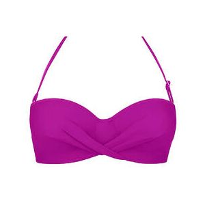 ANTIGEL haut de maillot de bain bandeau coques La Chiquissima Violet - Taille 85C