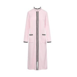F&Eacute;RAUD robe de chambre en polaire Cosy Rose/Gris - Taille 38