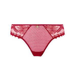AUBADE slip italien en dentelle Mystery of Love Rouge - Taille 1