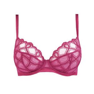 MAISON LEJABY soutien-gorge emboitant Bold Bordeaux - Taille 85C