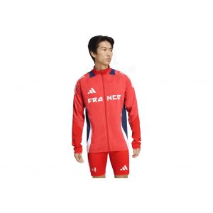 adidas Training France v&ecirc;tement running homme Rouge - Taille XS