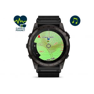 Garmin Tactix 7 AMOLED Cardio-Gps Noir - Taille TU