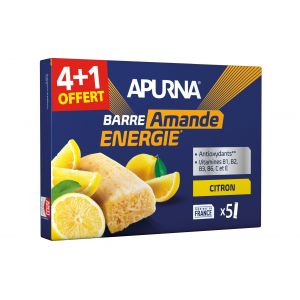 Apurna Étui barres énergétiques Citron/Amande 4+1 Diététique $scat.CAT_NOM - Taille TU