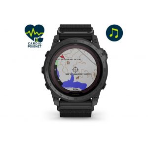 Garmin Tactix 7 Pro Sapphire Solar Titane Cardio-Gps Noir - Taille TU