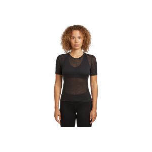 Icebreaker M&eacute;rinos 75 Cool-Lite Featherlight v&ecirc;tement running femme Noir - Taille XS