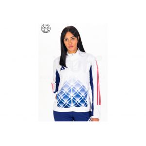 adidas TRG France W v&ecirc;tement running femme Blanc - Taille XXS