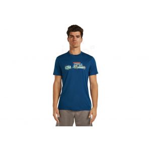 Icebreaker M&eacute;rinos 150 Tech Lite Transportage v&ecirc;tement running homme Bleu - Taille S