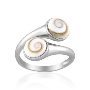 Bague en Argent 925/1000 et &oelig;il de sainte lucie