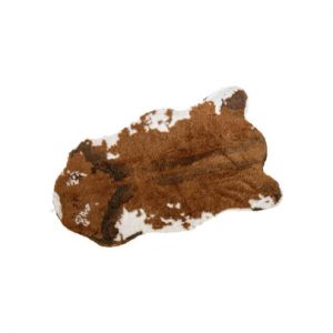 MEDOR ET COMPAGNIE-Tapis effet peau de vache Marron/Blanc - 112 x 62 x 5 cm