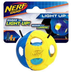 NERF-Jouet Chien &ndash; Nerf Balle LED coloris al&eacute;atoire &ndash; Taille S