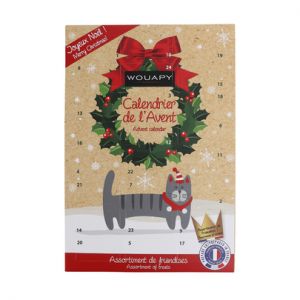 WOUAPY-Wouapy Calendrier De L'Avent Friandises Chat Noël