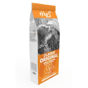 HAYS-Croquettes Chien Low Grain – Hays Classic Medium Adult au poulet – 15 kg
