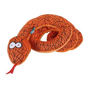COOCKOO-Jouet peluche Chien – Reggie orange – 140 x 10 x 10 cm