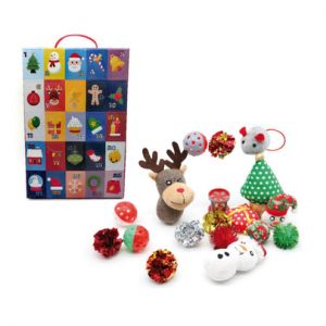 CROCI-Croci Jouet Chat Calendrier De L'Avent Noël - 24 Jouets