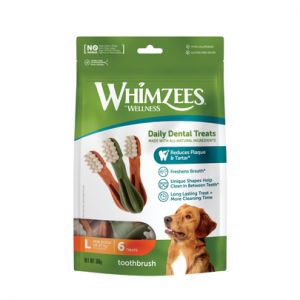 WHIMZEES-Friandises Chien - Whimzees Toothbrush L - 6 friandises