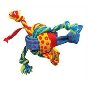 PETSTAGES-Jouet chat - Petstages Balle Tons of Tails Multicolore - Ø 4 cm