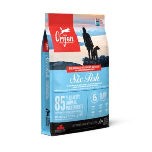 ORIJEN-Croquettes Chien Sans C&eacute;r&eacute;ales - Orijen adult Six fish 11,4kg