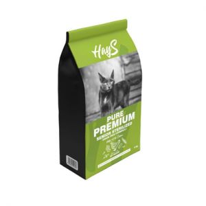 HAYS-Croquettes Chat Senior Stérilisé – Hays Pure Premium au poulet – 6 kg