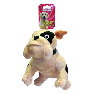 MUZO-Jouet Chien - Peluche bulldog 20 cm