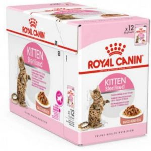 ROYAL CANIN-Bo&icirc;tes Chat &ndash; Royal Canin Sachet Sauce Kitten Sterilised - 12 x 85 g