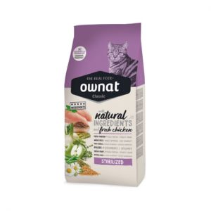 OWNAT-Croquettes Chat - Ownat Classic Adulte St&eacute;rilis&eacute; - 4kg