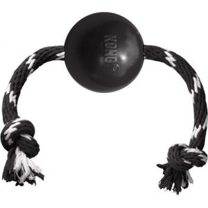 KONG&reg;-Jouet Chien &ndash; KONG&reg; Xtrem Balle Et Corde Noir &ndash; Taille L