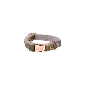 Collier Chien - Rogz Twist Vert Gris et Rose  - 16/22 cm