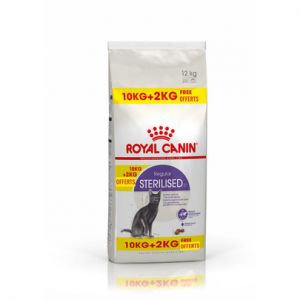 ROYAL CANIN-Royal Canin Croquettes Sterilised 37 &ndash; 12 kg dont 2 kg offerts