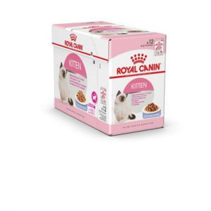 ROYAL CANIN-Bo&icirc;tes Chat &ndash; Royal Canin Sachet Gel&eacute;e Kitten Instinctive &ndash; 12 x 85 g
