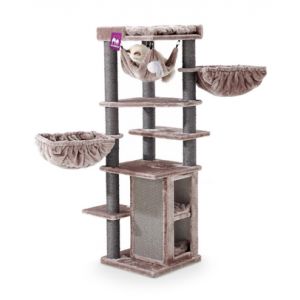 PETREBELS-Petrebels Arbre &agrave; Chat Ramses 158 Marron - 50x50x158 cm