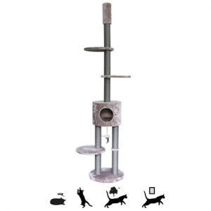 PETREBELS-Petrebels Anna 240 Marron &ndash; 40 x 40 x 230 &ndash; 265 cm