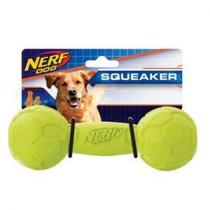 NERF-Jouet Chien &ndash; Nerf Halt&egrave;re &agrave; Sifflet coloris rouge