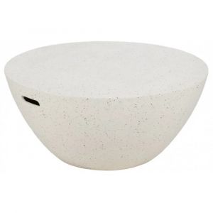 Table Basse Outdoor fibre de magnésium 90cm MINÉRALIA IXIA