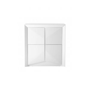 Buffet design 4 portes laqué blanc ARC