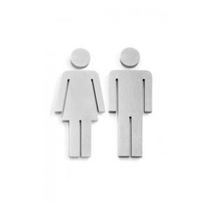 Panneau de porte WC Homme Femme INDICI ZACK